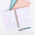 Design Planner Cheap Printed school Planner and Spiral custom notebooks Supplier